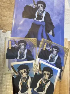 獪岳 アニプレックスオンラインくじ クリア色紙 クリアファイル ブロマイド