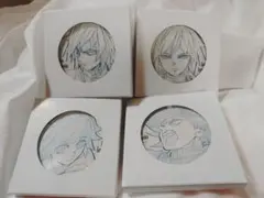 鬼滅の刃 冨岡義勇 柱カフェ 原画陶器コースター4セット