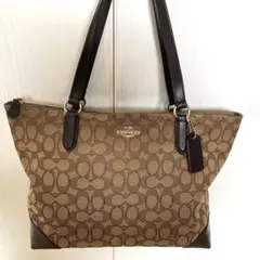 COACH コーチ シグネチャー ジップトップ トートバッグ F29208 - メルカリ