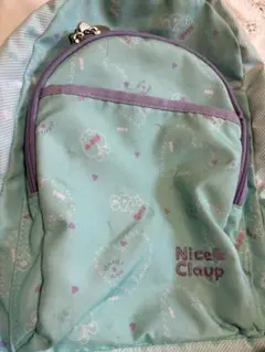 Nice Claup リュック ミントグリーン ハート柄のサムネイル