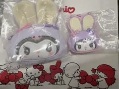 サンリオ ふっくらおみみのうさぎの会 ミニポーチチャーム クロミ