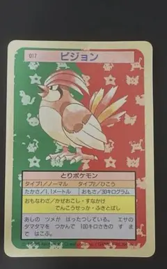 ポケモンカード トップサン　ピジョン　裏面青