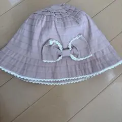 3can4on キッズ 帽子 ピンク 54cm