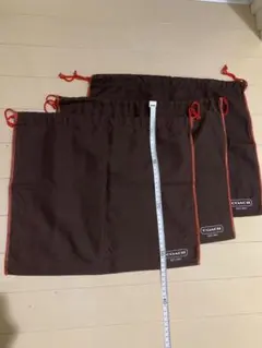 COACH ブラウン バッグ保管袋　3つセット