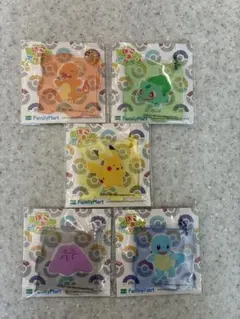 ポケモンキャラクター キーホルダー5枚セットのサムネイル