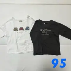 テータテート　tete a tete　ロンT 長袖　車　恐竜