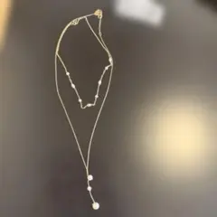 パールネックレス 2本セット ゴールドカラーのサムネイル