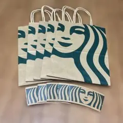スターバックス クラフト紙バッグ 5枚セット