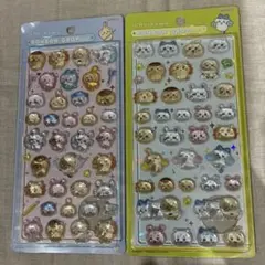 【匿名配送】ちいかわ ボンボンドロップシール 2種みんなポーズ　みんなニコニコのサムネイル