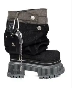 お値下げ中！【完売品】YELLO PERFORATION SHORT BOOTS - メルカリ