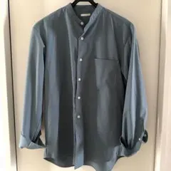 新品未使用　GU メンズ 長袖シャツ　グリーン系