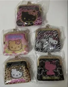 Hello Kitty ハローキティ PVCがま口ポーチ 5種コンプリートセット