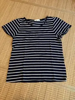 earth music&ecology ボーダー 半袖Tシャツ S カジュアルのサムネイル