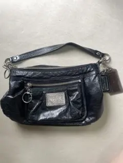 COACH コーチ ポピー シグネチャー ワンショルダー y2k ブラック