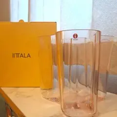 iittala Aalto アアルトベース160 サーモンピンク 箱つきのサムネイル