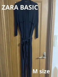 ZARA BASIC ネイビー オールインワン Mサイズ