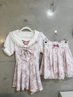 LIZLISA Sewing Bear柄 セットアップ