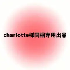 charlotte様同梱専用出品