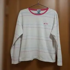 YONEX カラフルストライプ 長袖シャツ