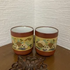 常滑焼　湯呑み　ペア