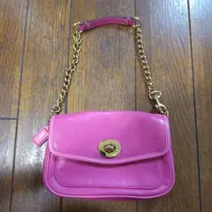 sale✨オールドCOACH チェーンミニバッグ