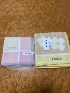 FURLA ハンカチ 2枚セット