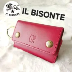 未使用　IL BISONTE　イルビゾンテ　キーケース　6連　レッド