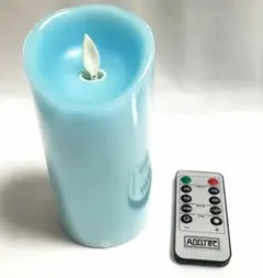 ❤️LEDキャンドルライト❤️ロウソク火を使わない安全 水色 ②