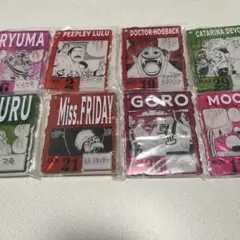 ONEPIECE BASE SHOPくじ　アクリルブロックチャーム　8点セット