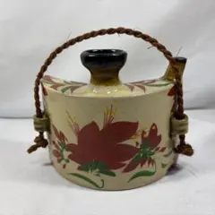 沖縄やちむん 抱瓶（たちびん）酒器/花びん