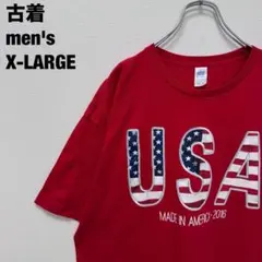 MADE IN USA Tシャツ アメリカ 2016年 ビッグサイズ 赤 XL