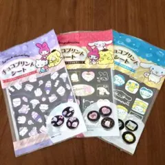 チョコプリントシート サンリオキャラクターズ ３枚セット