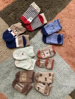 ベビー靴下 セット 7足　サイズ違い