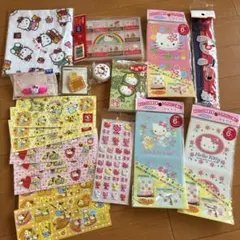 平成レトロ　ハローキティ　まとめ売り シール、ステッカー他