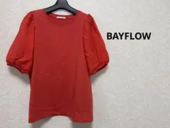 BAYFLOW パフスリーブ Tシャツ レッド Fのサムネイル