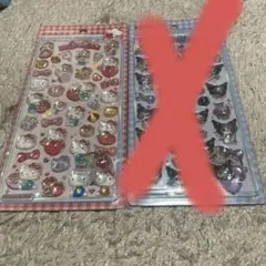 正規品 ハローキティ・クロミ ボンボンドロップシール 2シート