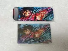 鬼滅の刃　webshopくじ　クリアカードセット　ロング缶バッジ　冨岡義勇