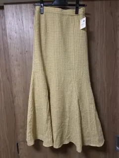 新品⭐︎未使用　ギンガムチェック　マーメイドスカート