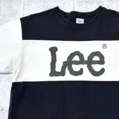 Lee リー ビッグロゴ バイカラー Tシャツ 半袖 ユニセックス 男女兼用