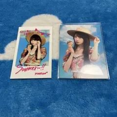 乃木坂46 生写真 矢田萌華 ポラロイド風ステッカー 真夏の全国ツアー カフェ