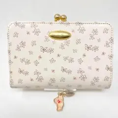 先着1点✨Samantha Thavasa 二つ折り財布 プーさん オフホワイト