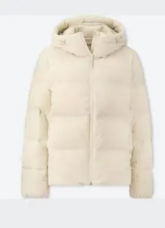 UNIQLO　ユニクロ　シームレスダウンパーカ　S　ナチュラル