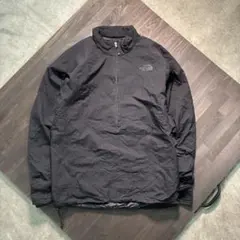 7AS1 THE NORTH FACE ハーフジップ　ジャケット　黒　XL 古着