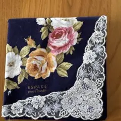 ESPACE pierre cardin 花柄ハンカチ