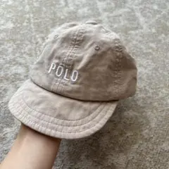 POLO Baby ベビー帽子 ベージュ 48-50cm