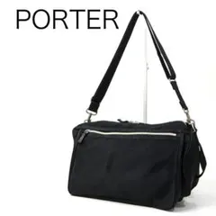 PORTER × マーガレットハウエル 2way ブラック ショルダー トート