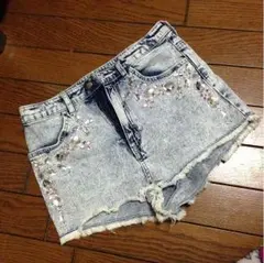 デニムショートパンツ