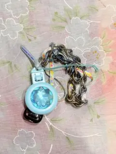 【当時物】TAMAGOTCHI 4U Charm Strap ブルーレオパード