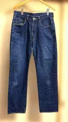 90s 00s OLD UNIQLOストレートデニムパンツ ダークブルー