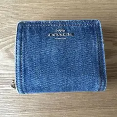 COACH スナップ ウォレット デニム 二つ折り財布！！のサムネイル
